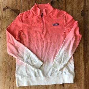 Vineyard Vines ombré Shep Shirt pullover sz medium